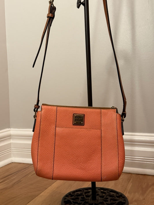 Dooney & Bourke Pebble Grain Lexington Crossbody. Clementine