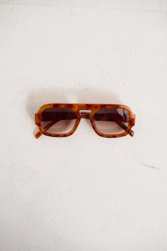 Bronze Snake Sunglasses / 13138-C8 LIGHT TORT